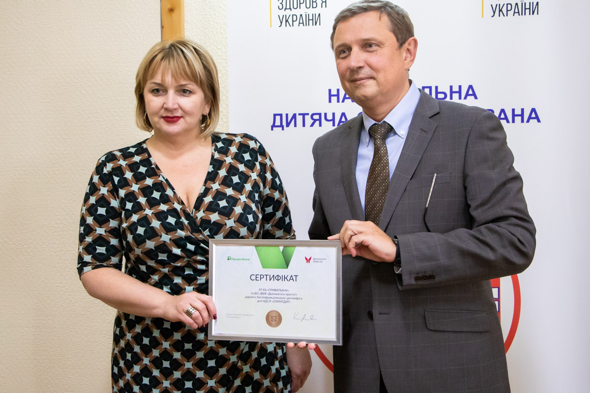 Київський “ОХМАТДИТ” отримав від благодійників обладнання для діагностики маленьких пацієнтів