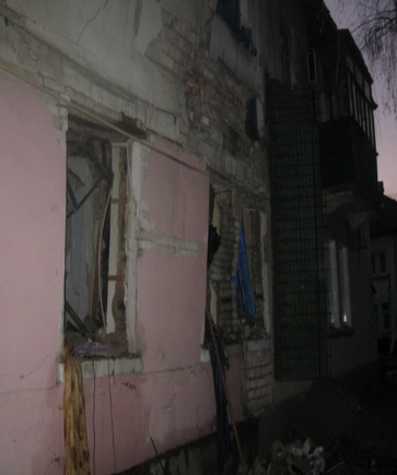 Вибух газу в Дніпропетровській обл.
